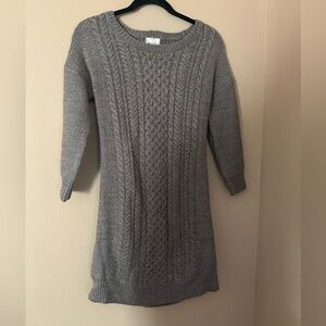Pink Rose Sweater Dress